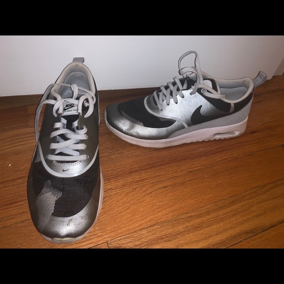 NEW NIKE AIR MAX THEA SILVER CAMO SZ 7.5 - Picture 5 of 7